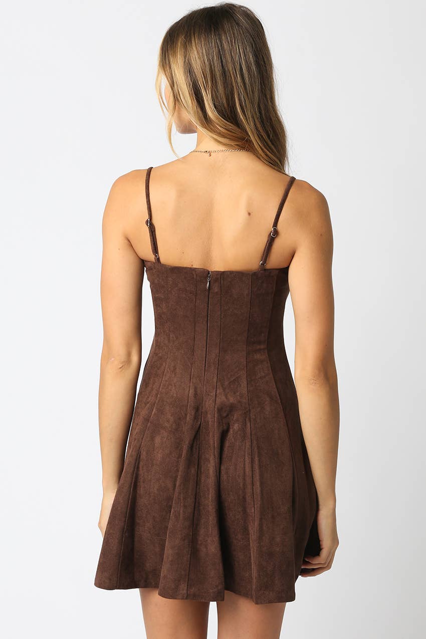 Litzy Suede Dress