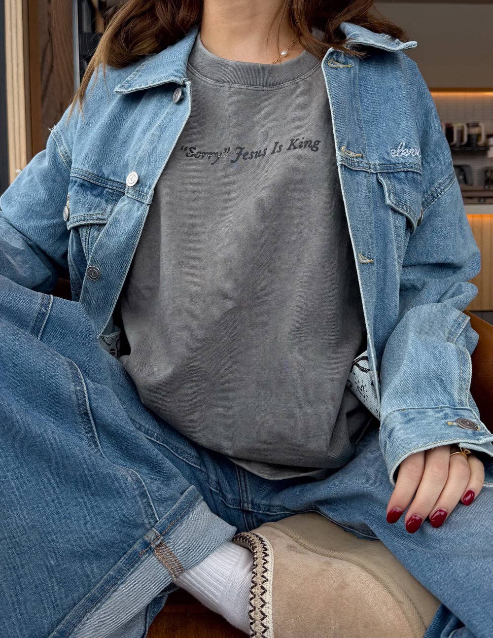 Not Sorry Jesus Is King Heavyweight Tee