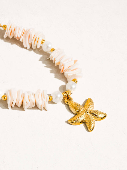 Thelma Shell Star Necklace