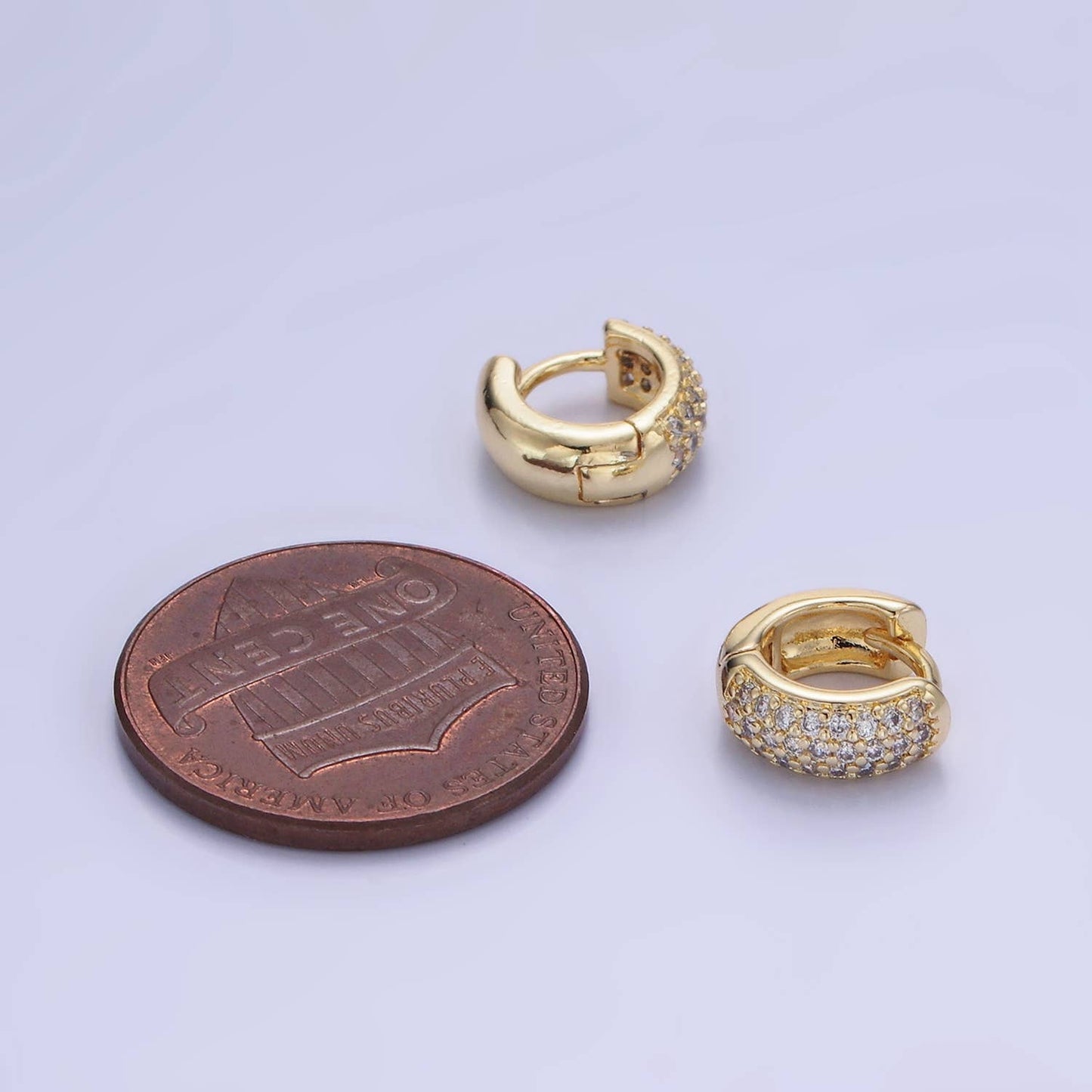 Mini CZ Cartilage Huggie Earring