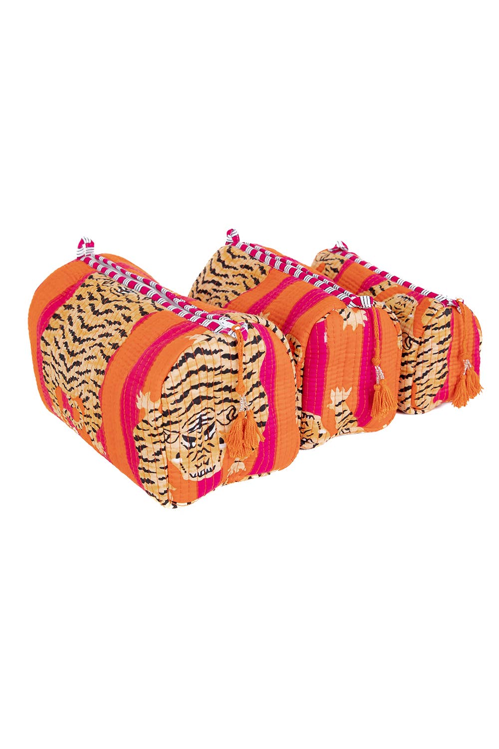 Quilted Makeup Toiletry Bag