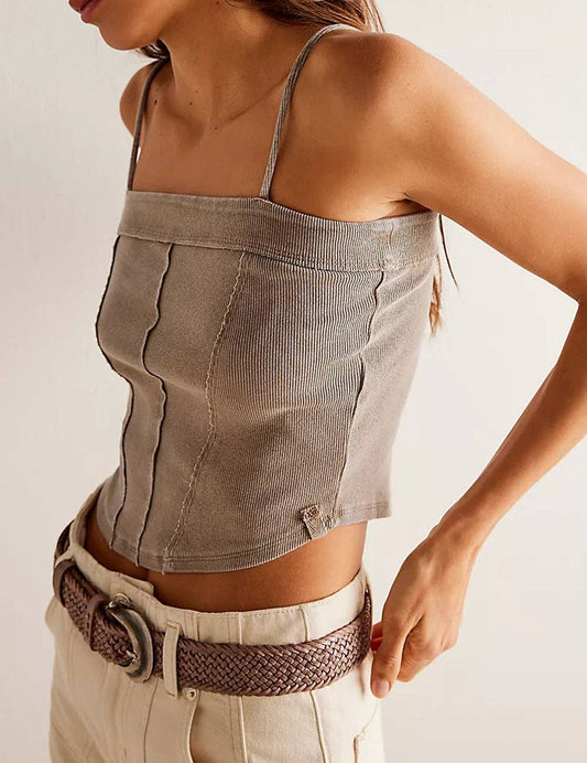 Desert Line Rib Corset Tank
