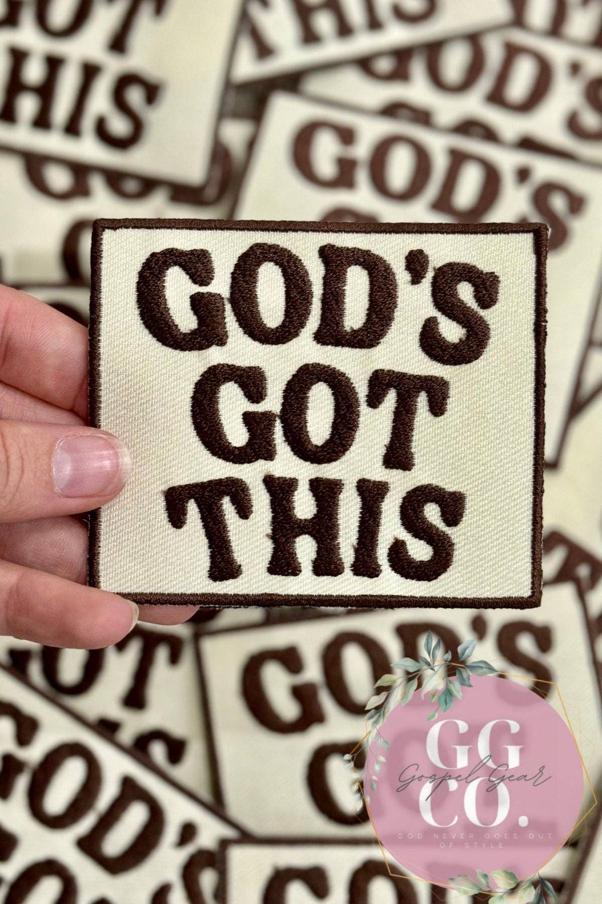 God’s Got This Embroidered Patch