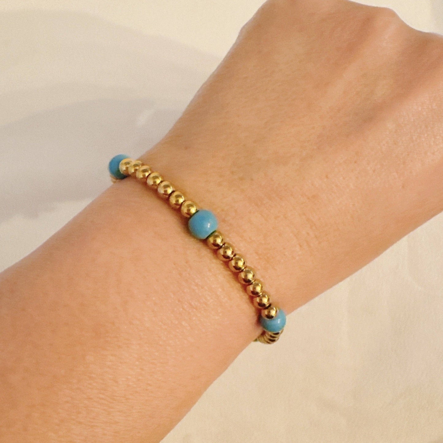 Golden Stone Bracelet