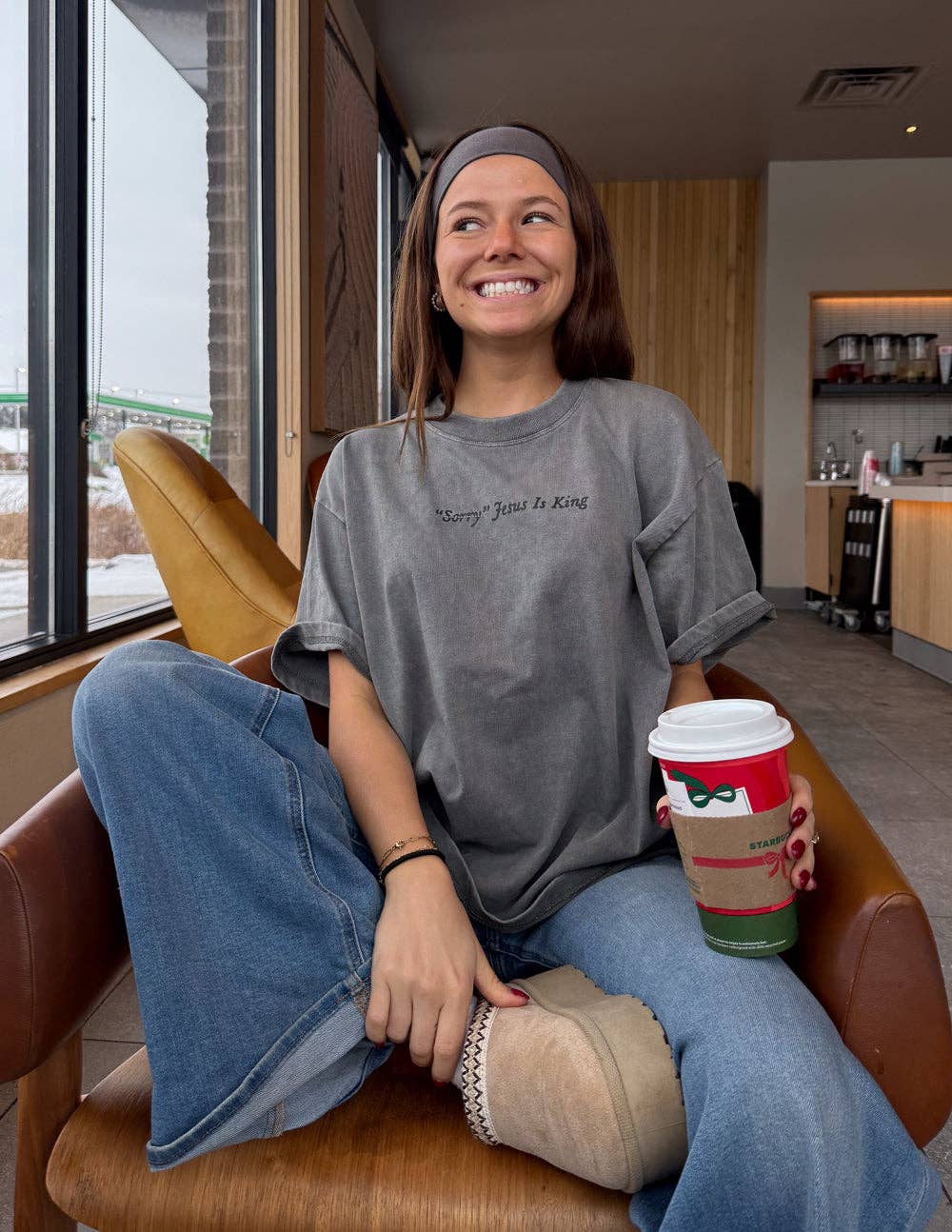 Not Sorry Jesus Is King Heavyweight Tee