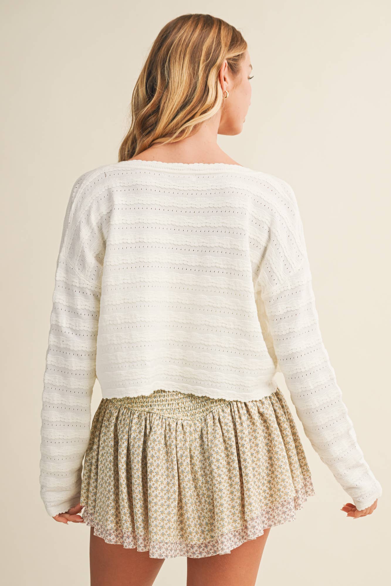 Willow Lace Trim Cardigan