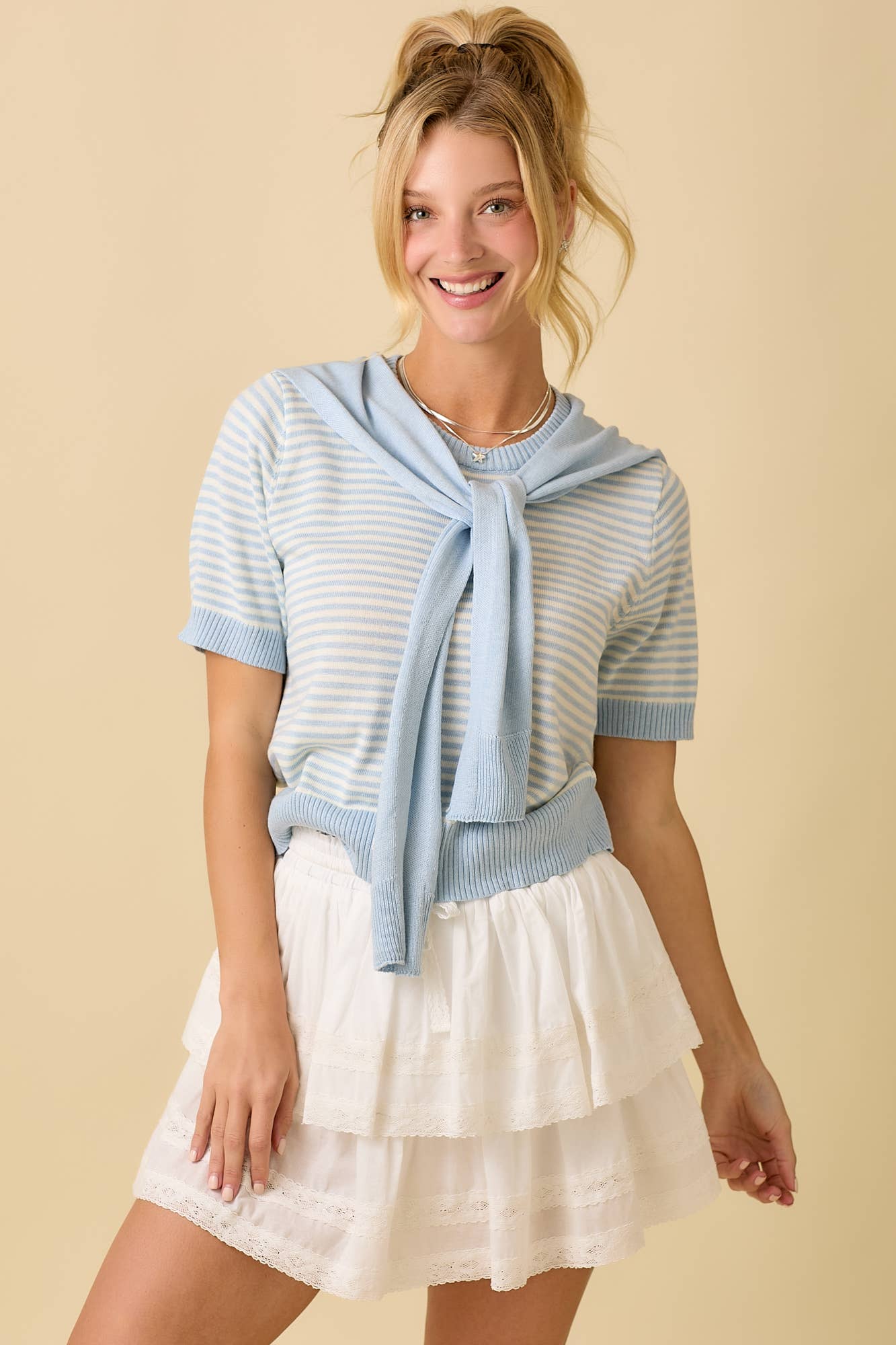Seaside Stroll Knit Top