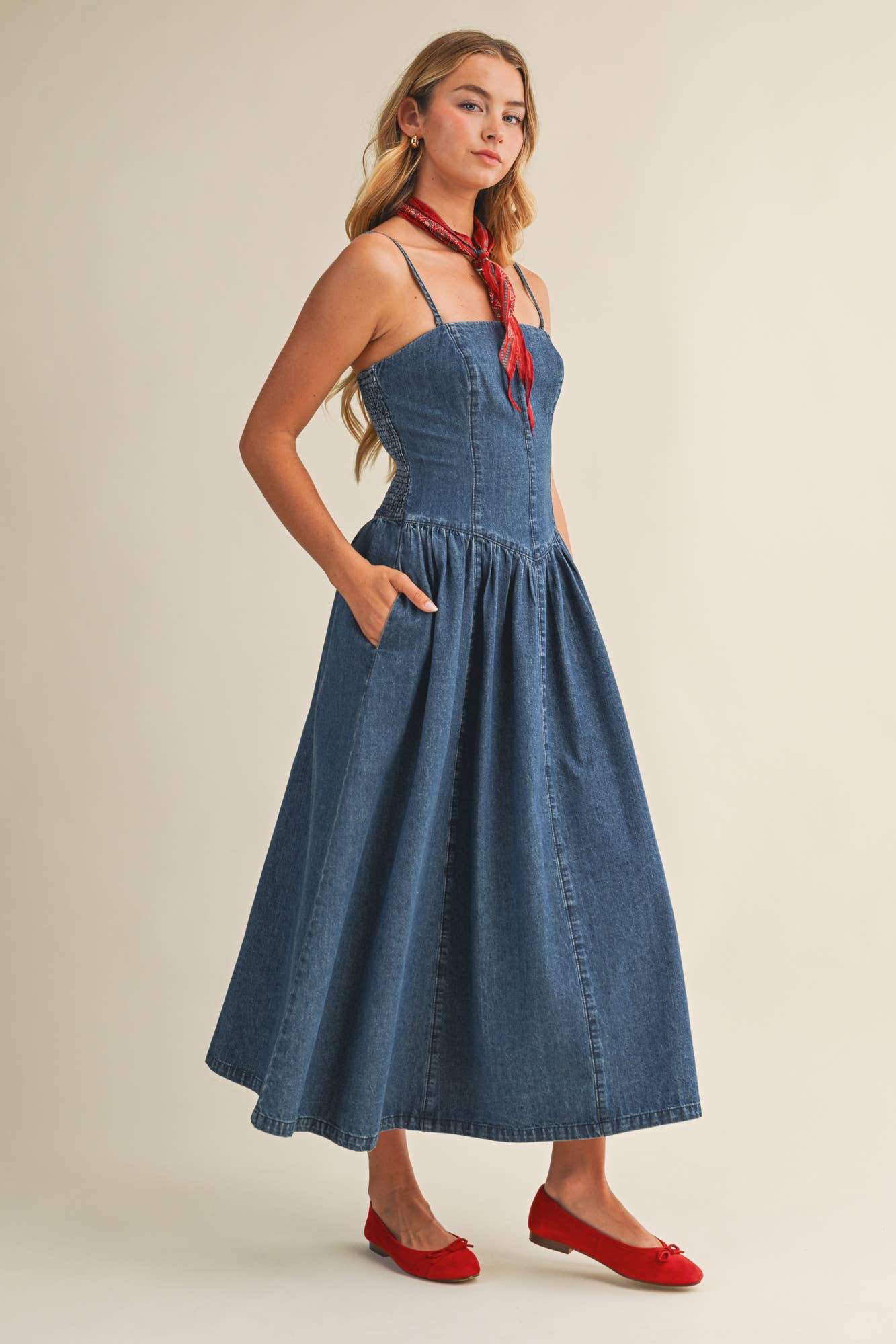 MARLA DENIM DRESS
