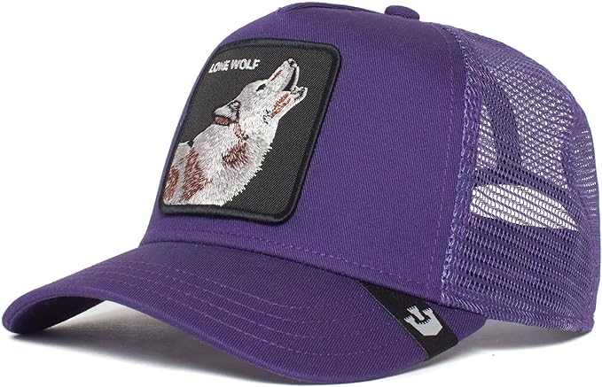 The Lone Wolf Purple Trucker Hat - Goorin Bros