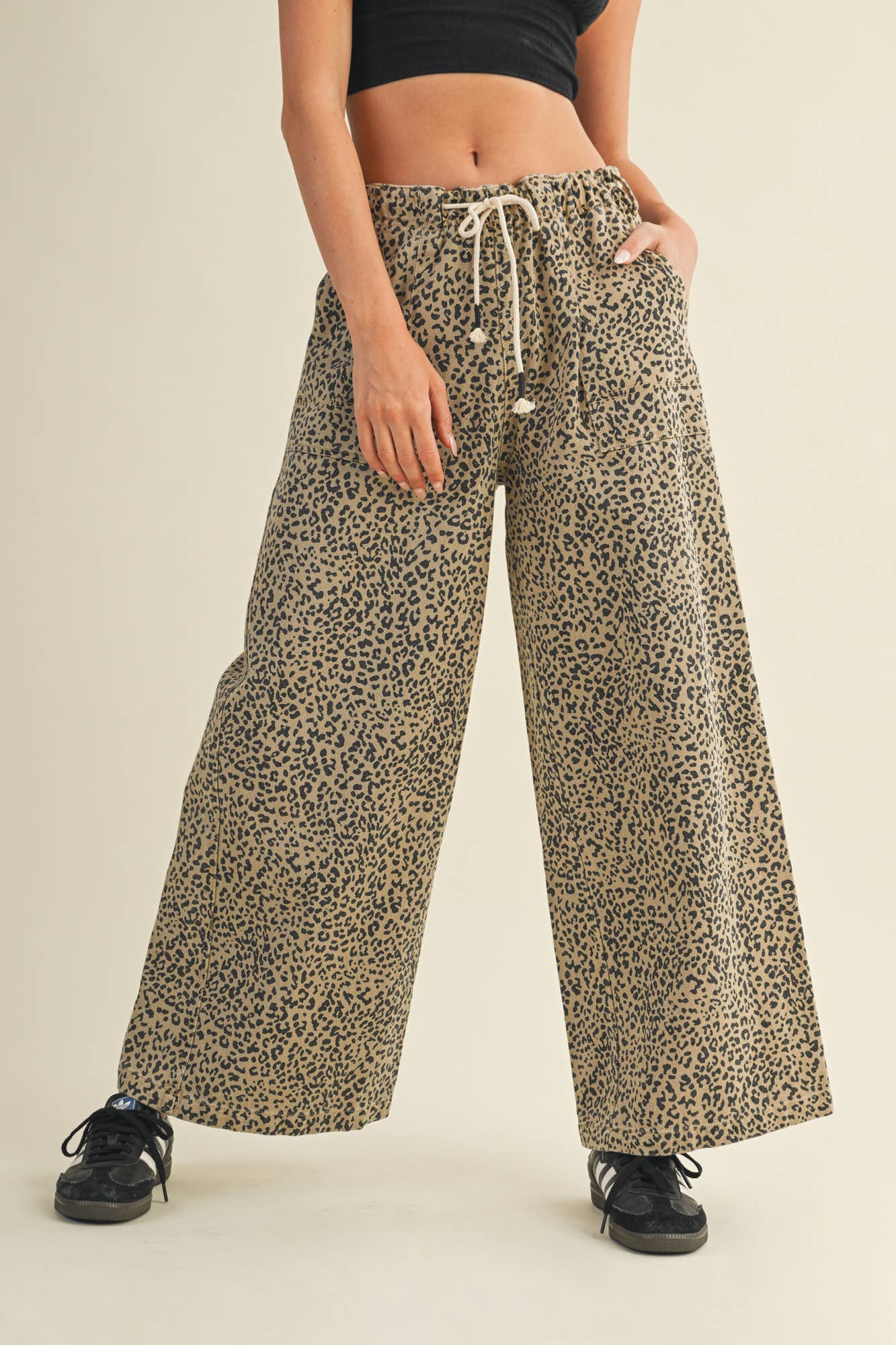 Layla Leopard Wide Leg Pants