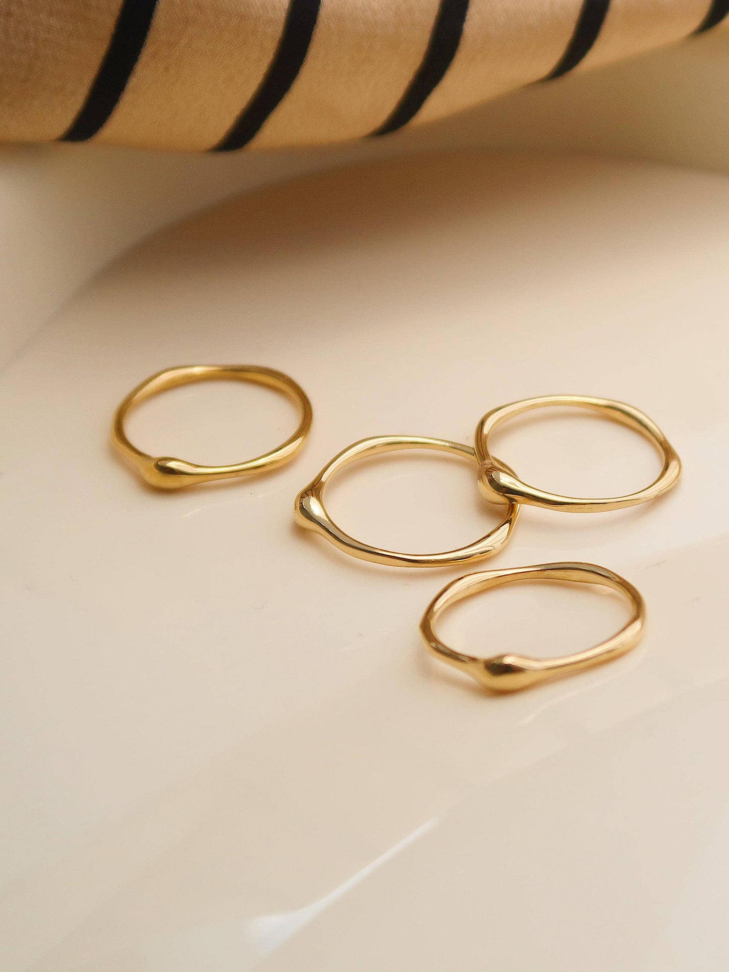 Rowena Minimalist Band Rings