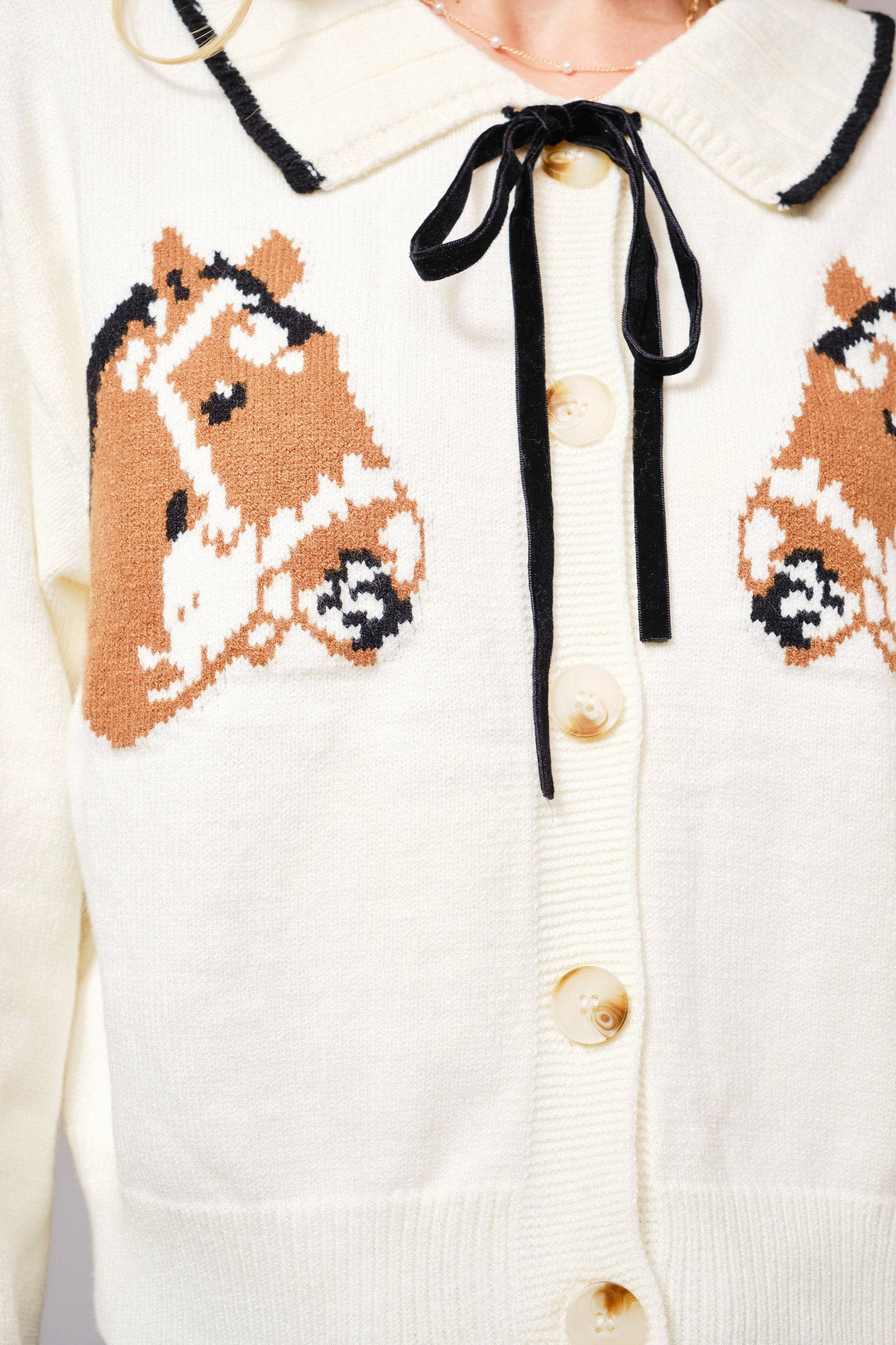 Lucky Horse Knitted Cardigan