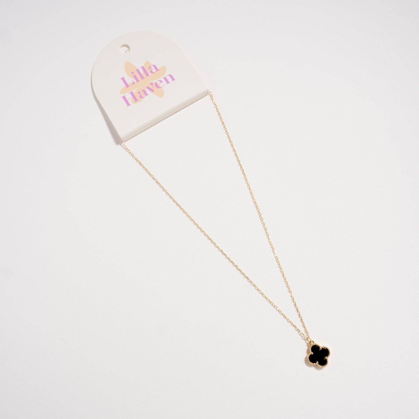 Shell Charm Pendant Necklace with Gold Chain