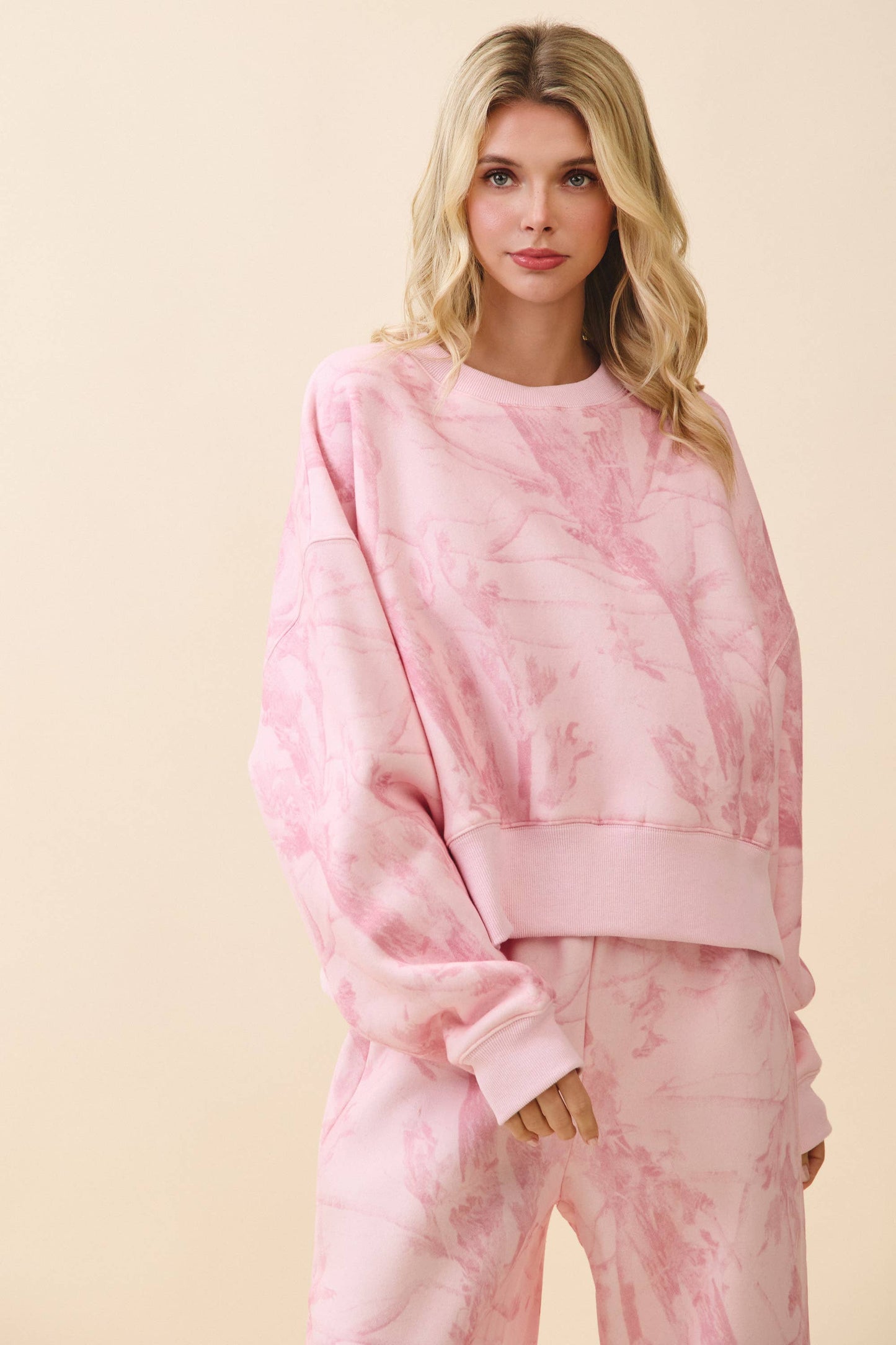 Pink Camo Jogger Sweatpants