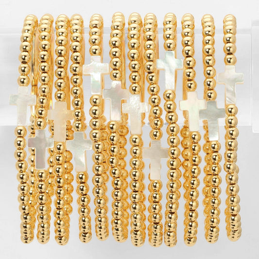Golden Cross Bracelet