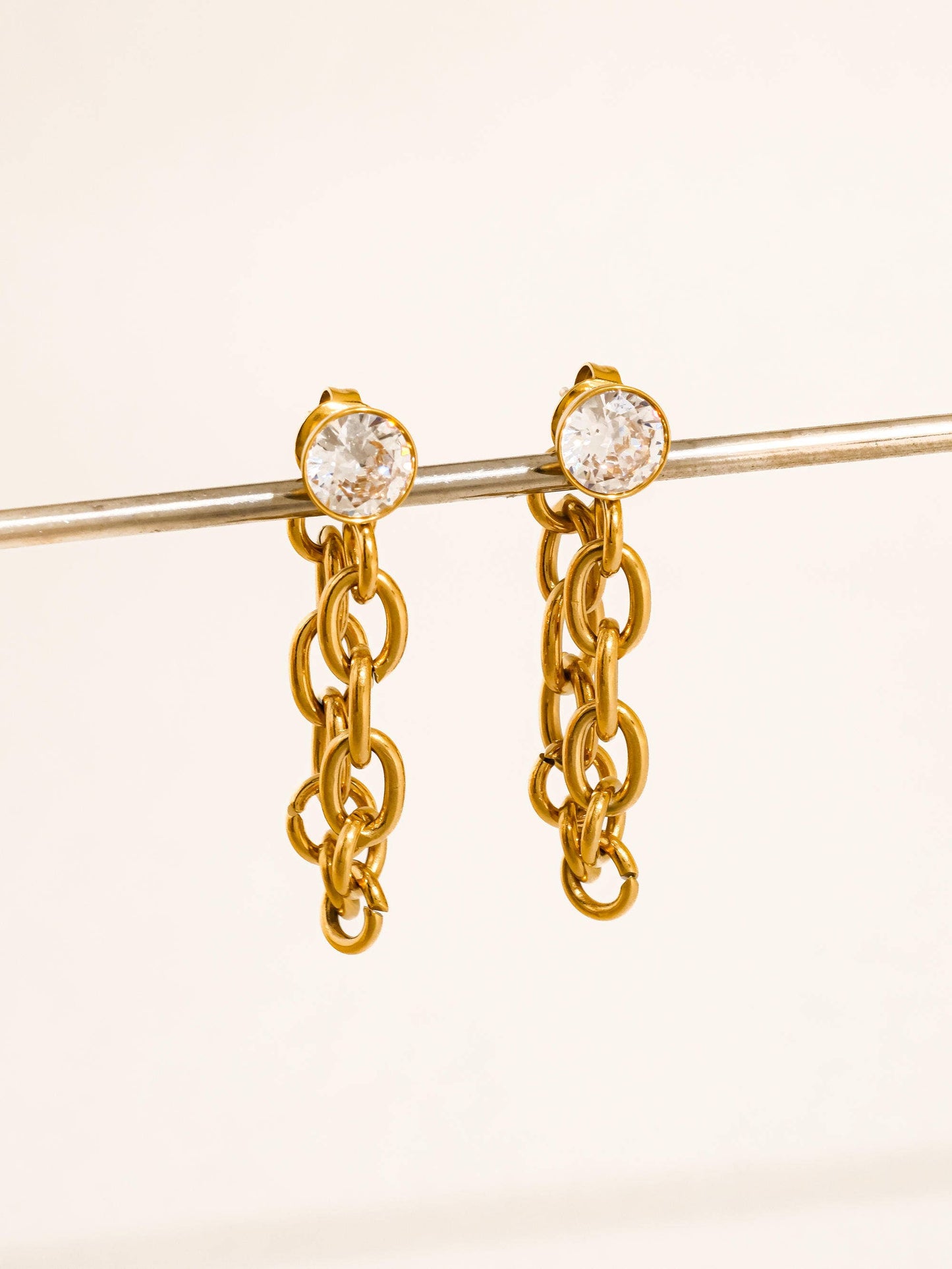 Jazlynn Chain Drop Earrings