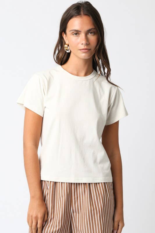 Maia T Shirt - Ecru