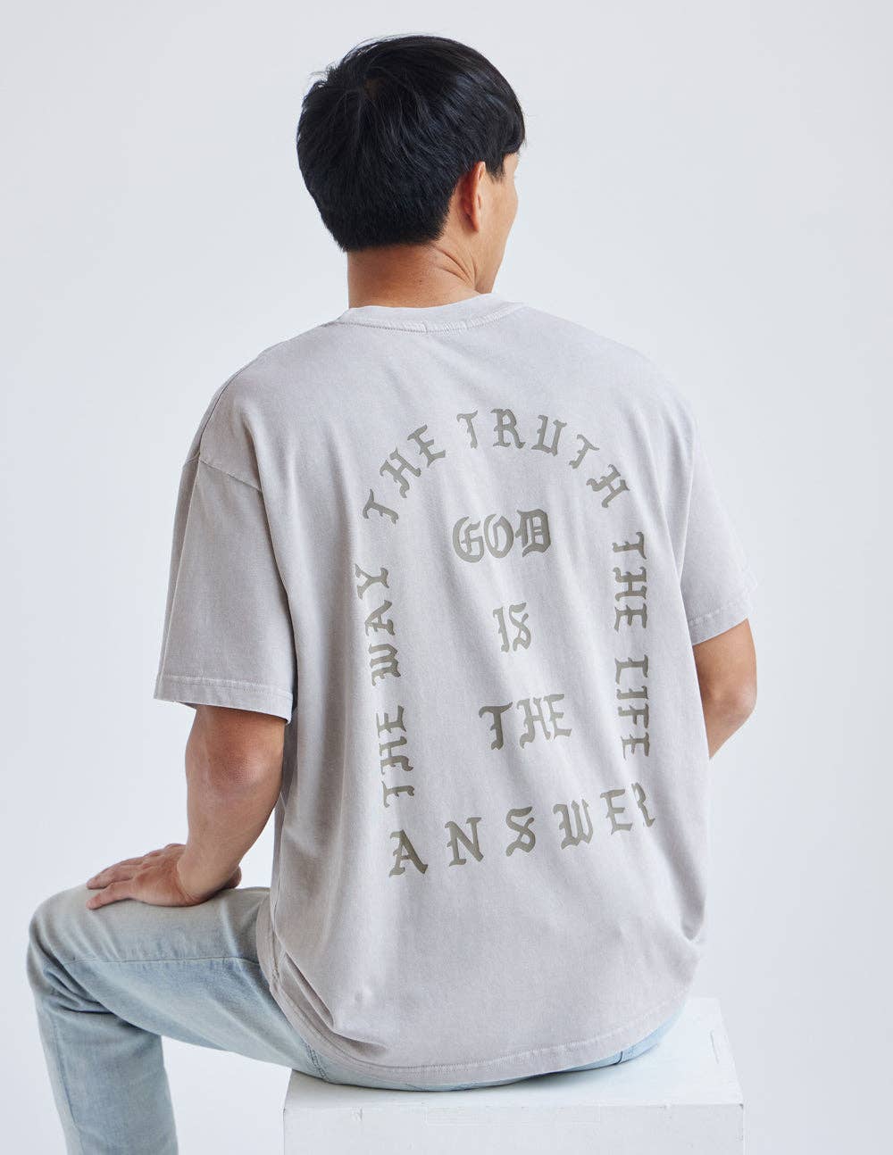 Jesus Saves Taupe Unisex Tee