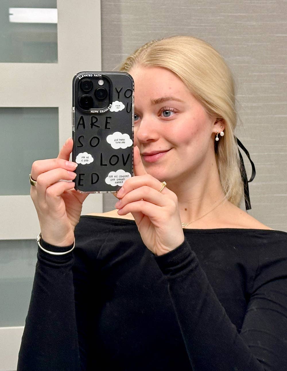 You Are So Loved Clear iPhone 14 Pro Case