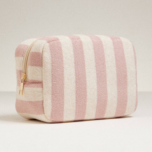 Terry Striped Pouch