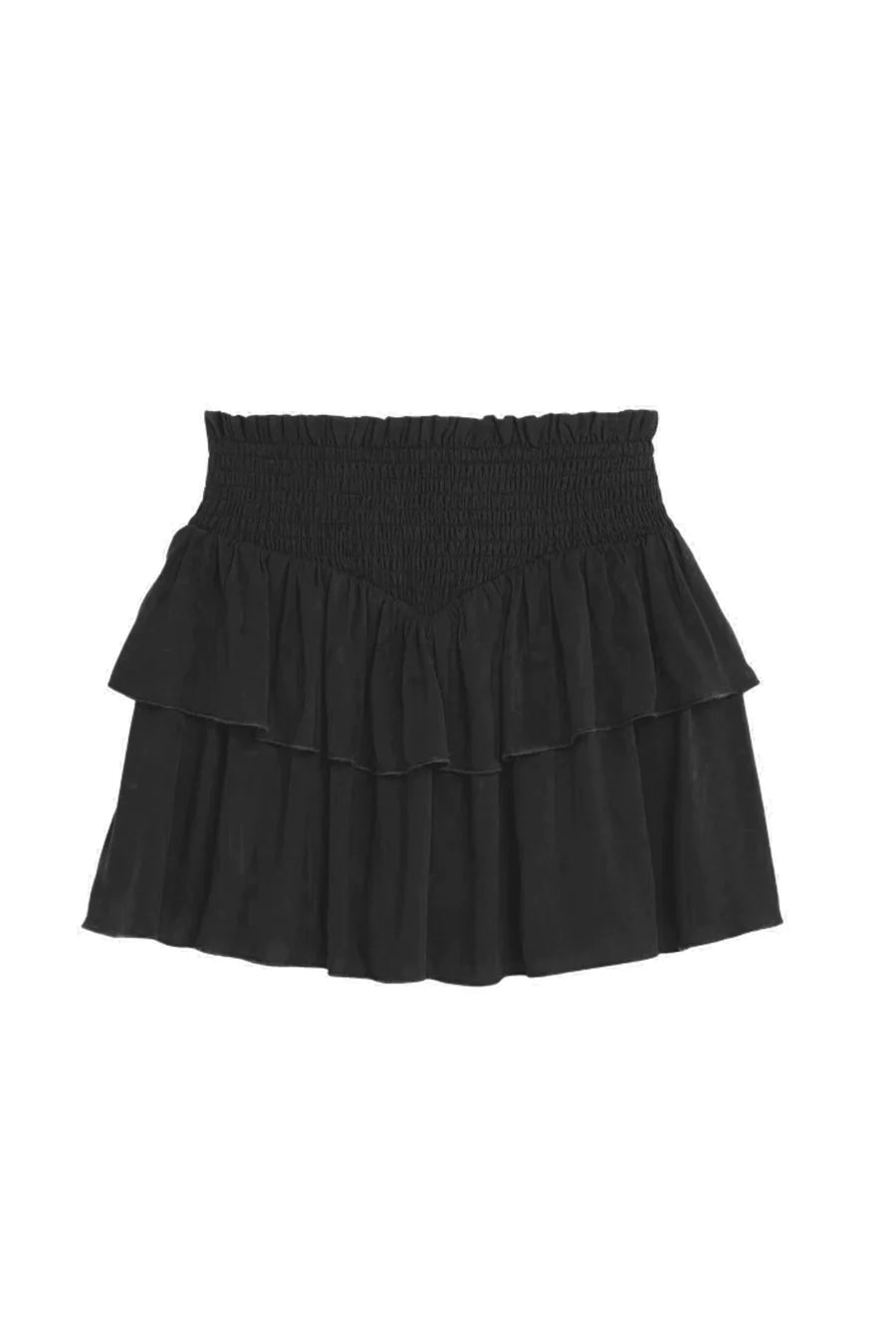 Brooke Black Smocked Skirt (Tweens) Katiej NYC
