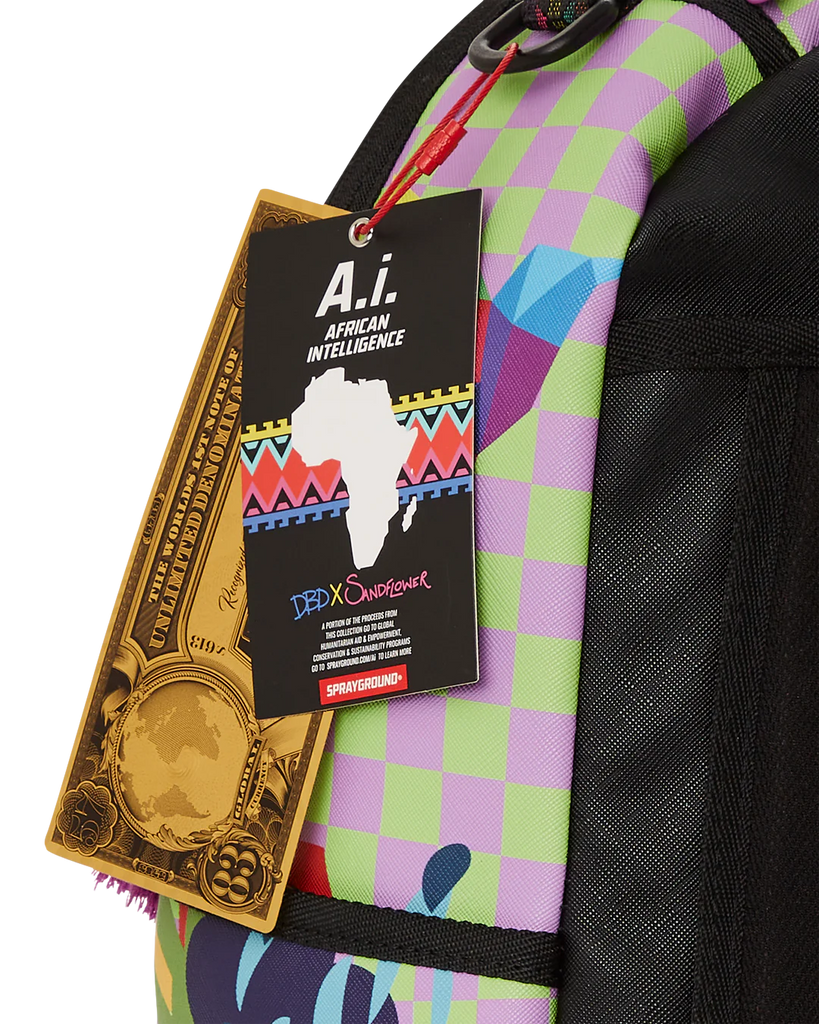 Sprayground A.I.8 African Intelligence The Leader Within Backpack (DLXV)