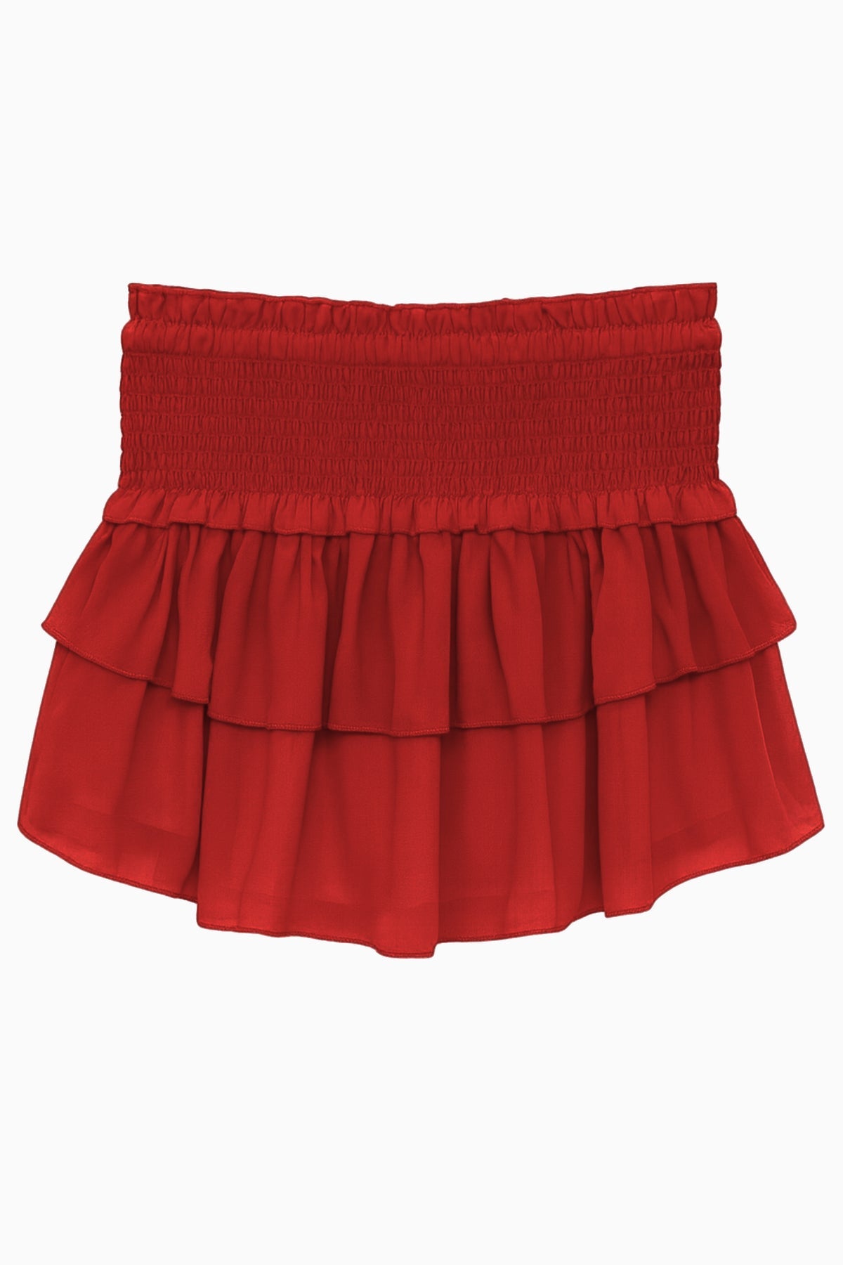 Biance Red Georgette Skirt Tween