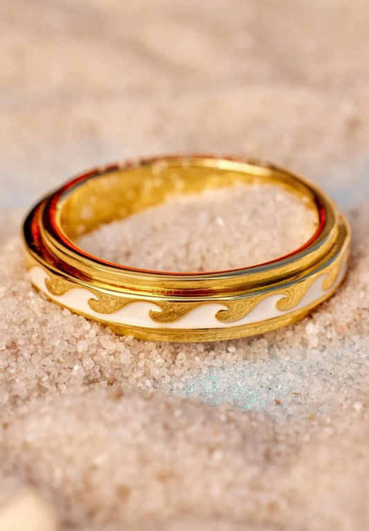 Pura Vida Wave Fidget Ring