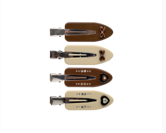 Popstar Clips in Hazelnut Hug