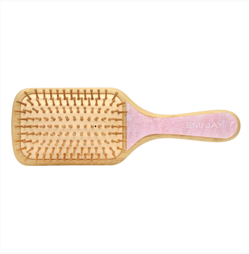 Bamboo Paddle Brush in Pink Sugar