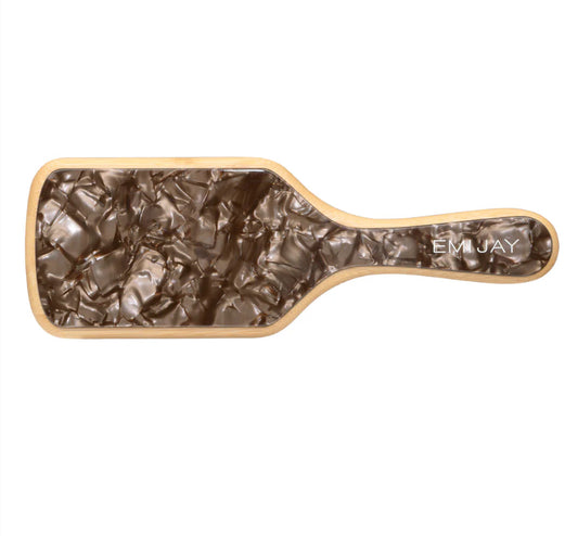 Bamboo Paddle Brush in Toasted Sugar