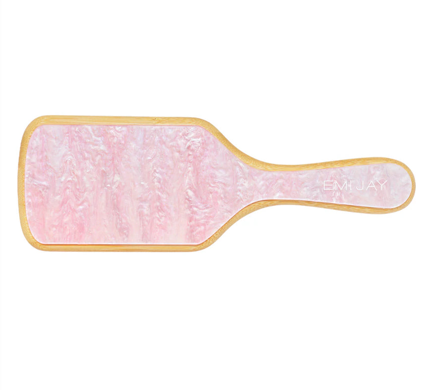 Bamboo Paddle Brush in Pink Sugar