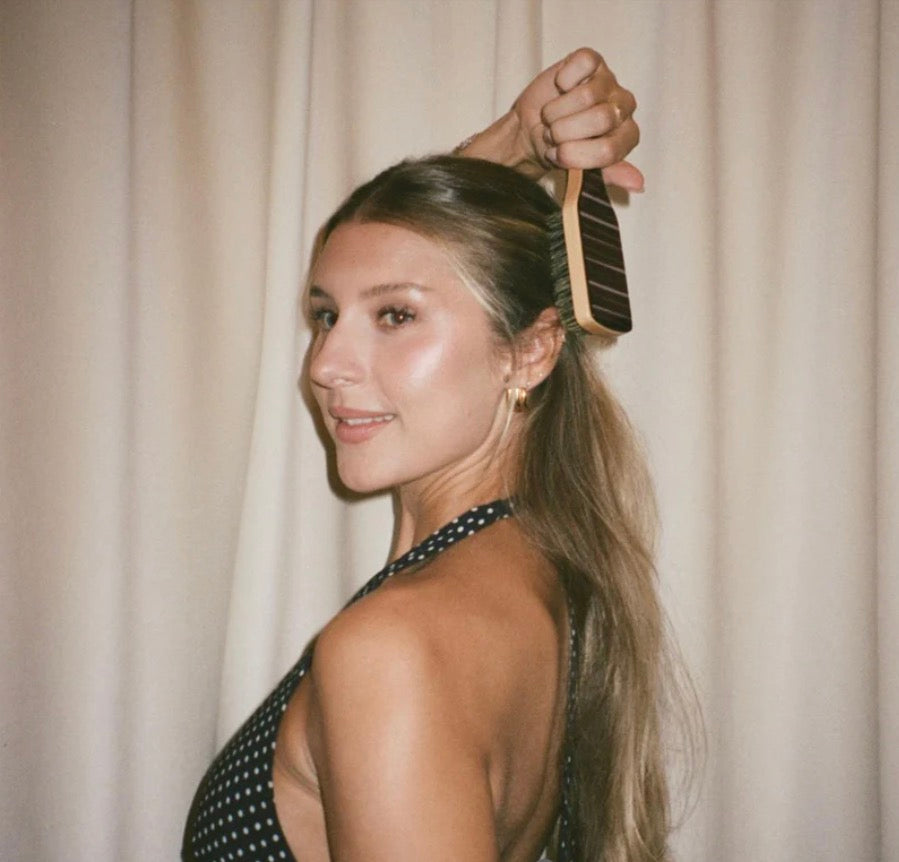 Mini Boar Bristle Brush in Nightcap