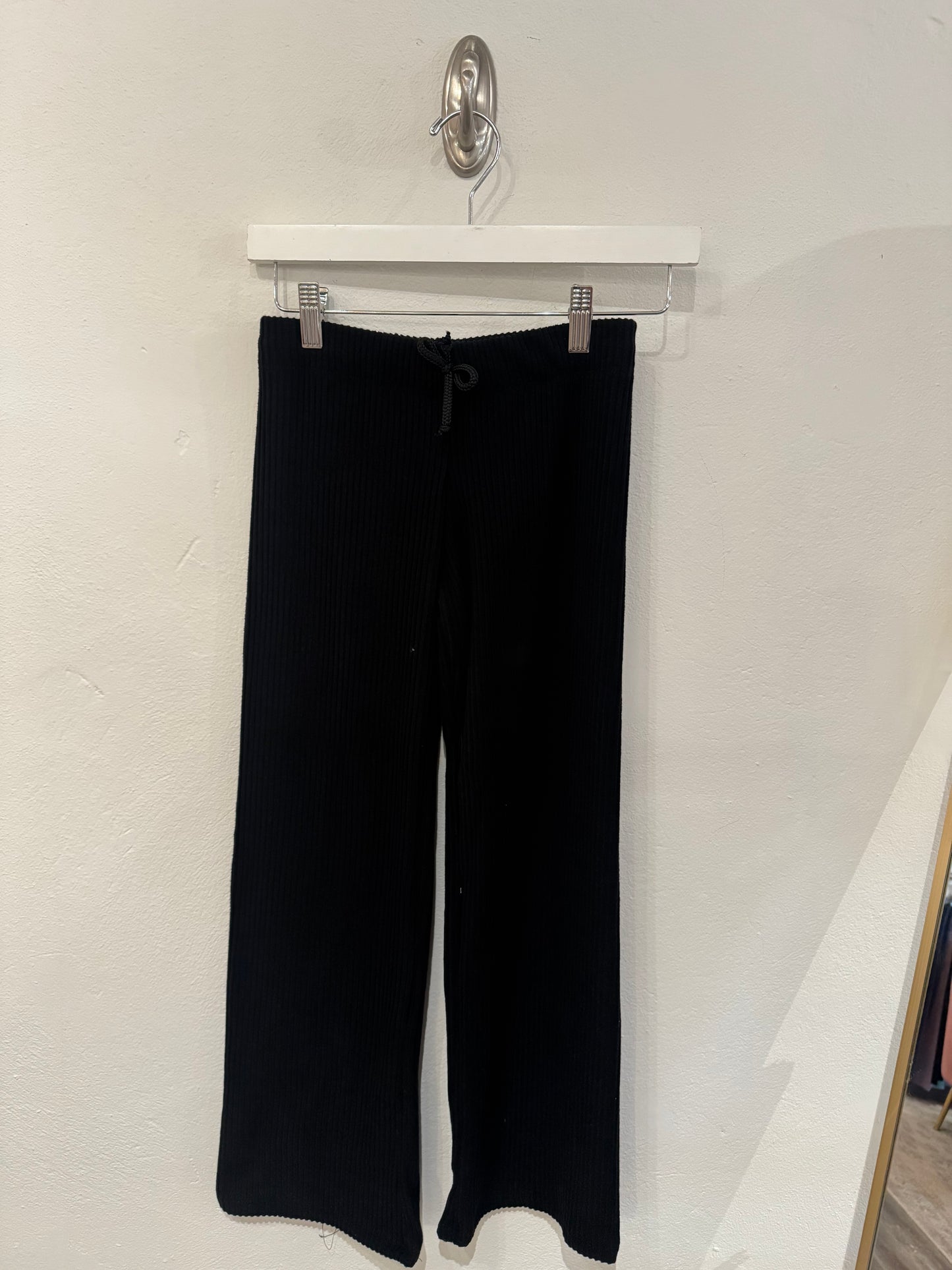 Hacci Ribbed Flare Pant