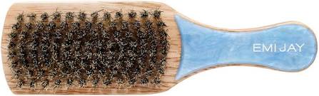 Mini Boar Bristle Brush in Blue Sugar