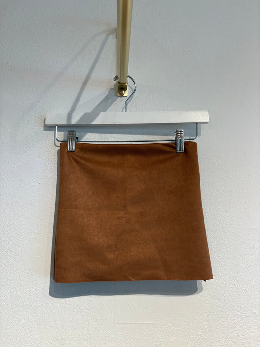 Sandstone Suede Mini Skort
