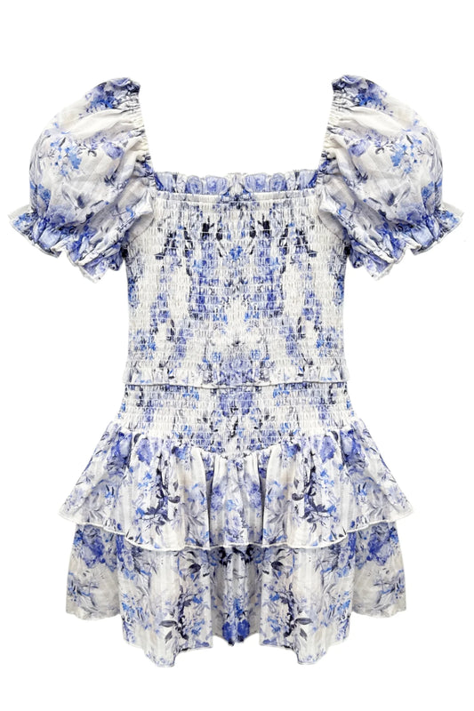 Glacier Floral Lainey Tween Dress