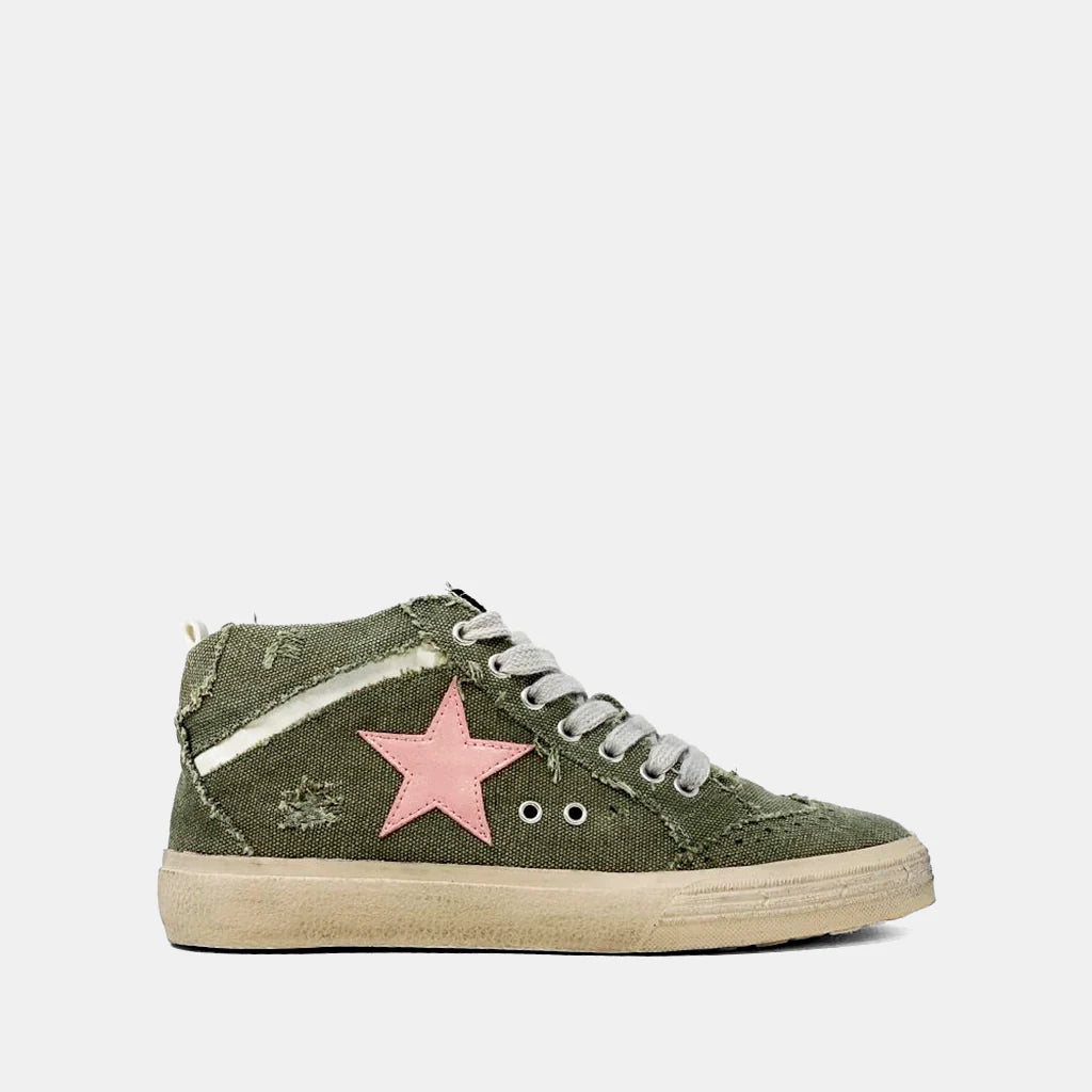 Paulina Olive High Top Sneakers