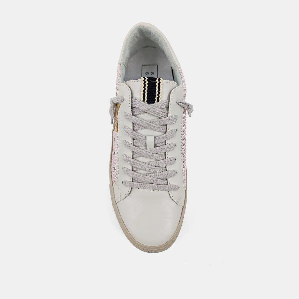 Pilar Mauve Gold Star Sneakers