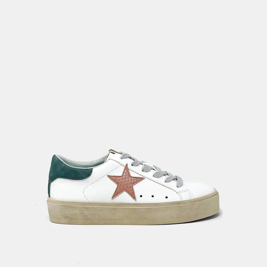 SS Olive Green Star Reba Sneakers