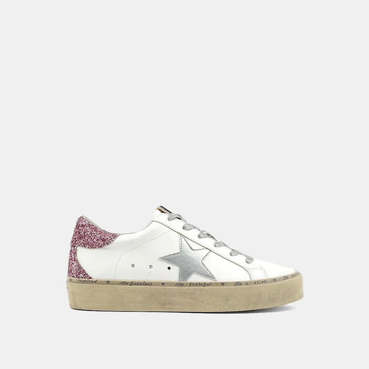 Reba Pink Star Sneaker
