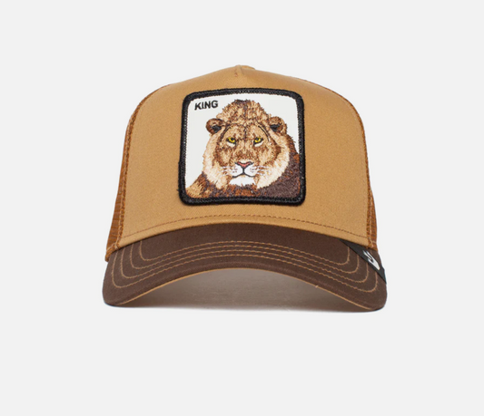 The King Lion Wheat Trucker Hat - Goorin Bros