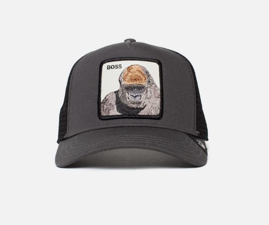 The Boss Ape Charcoal Trucker Hat - Goorin Bros