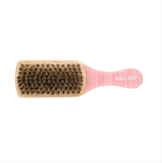 Mini Boar Bristle Brush in  Lychee Baby