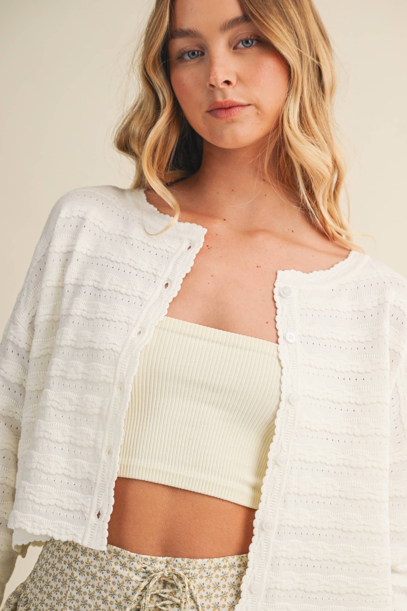 Willow Lace Trim Cardigan