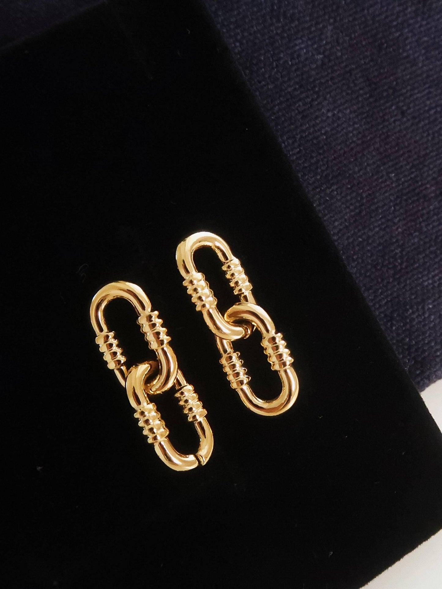 Reve Small Link Earrings