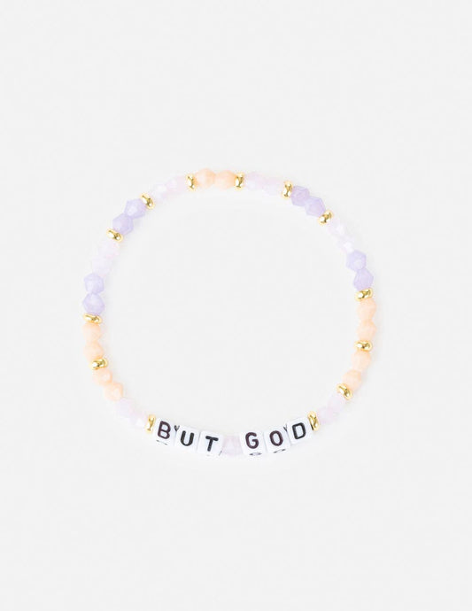 But God Letter Bracelet