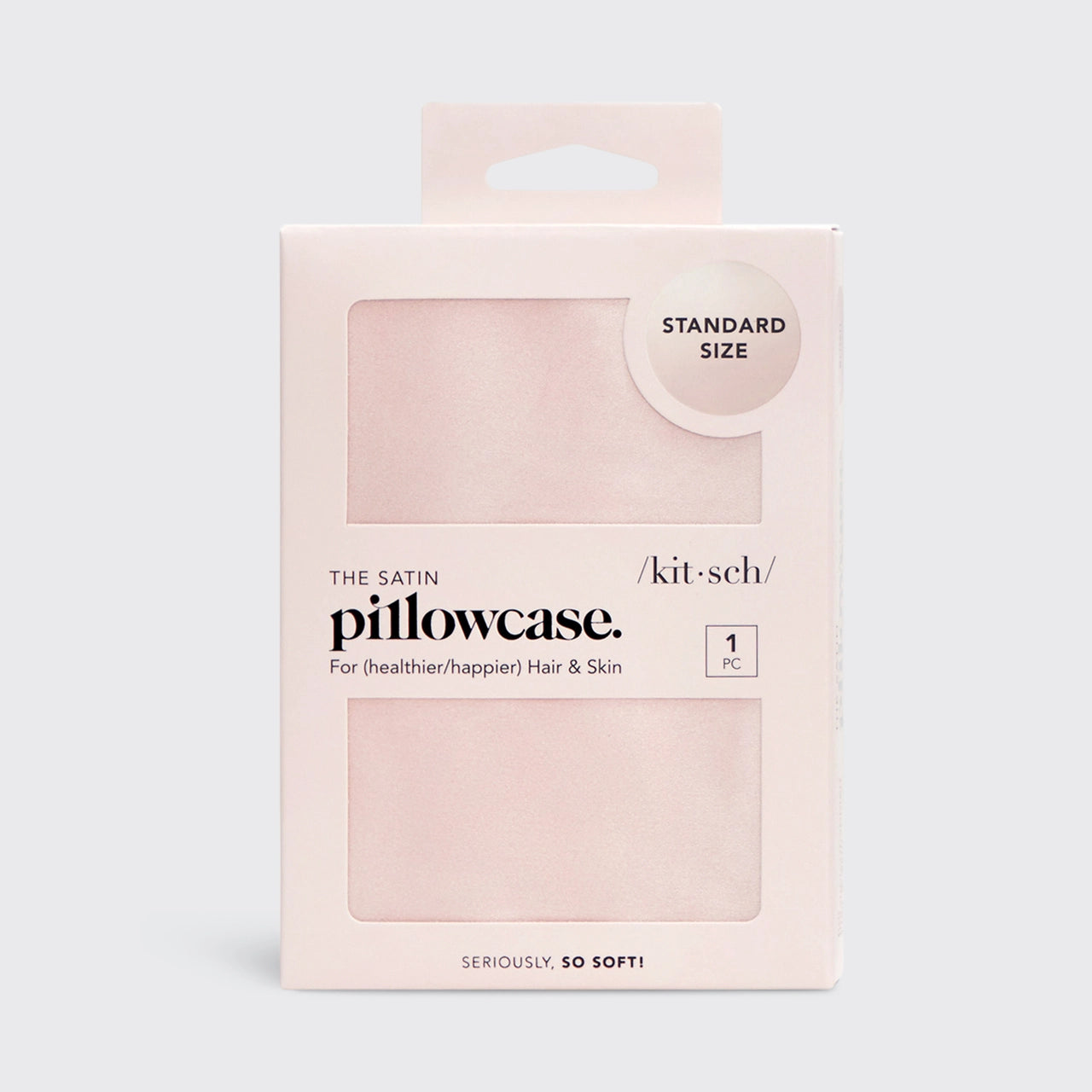 Kitsch Blush Satin Pillowcase Standard