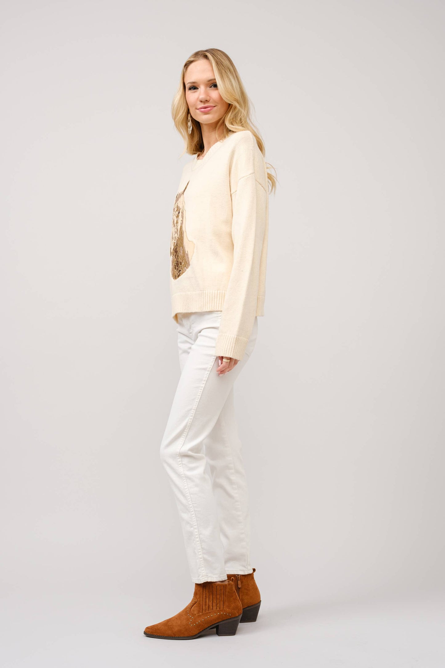 Stallion Crew Neck Sweater