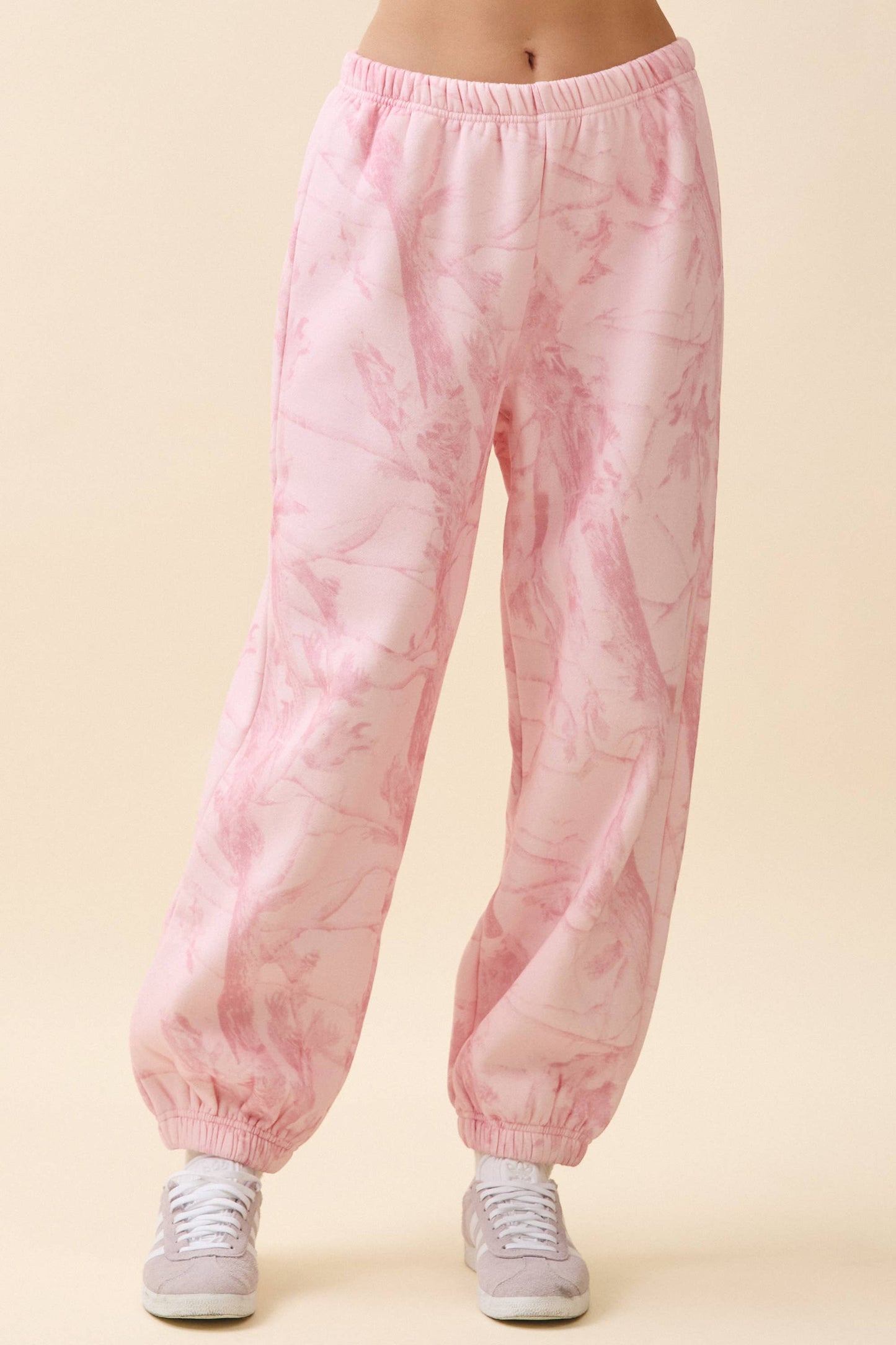 Pink Camo Jogger Sweatpants